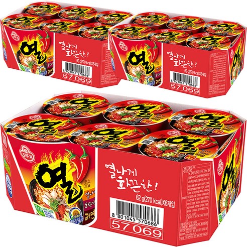 오뚜기 열라면 62g