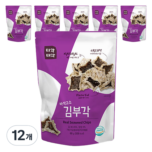 티각태각 속초 바삭고소 김부각, 60g, 12개