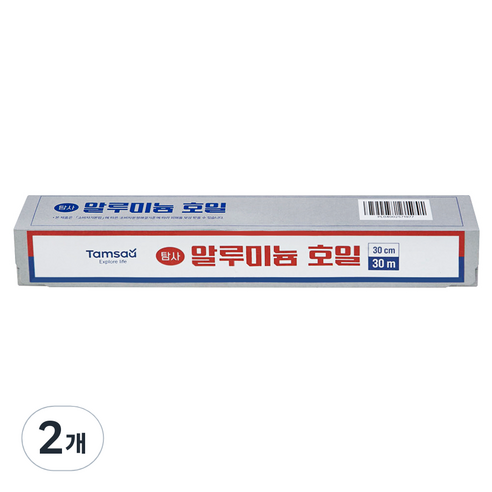 탐사 알루미늄 호일 30cm x 30m, 2개