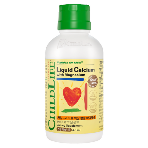 차일드라이프 액상 칼슘 마그네슘 오렌지맛, 473ml, 1개