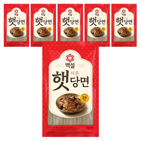 백설 햇당면, 300g, 6개