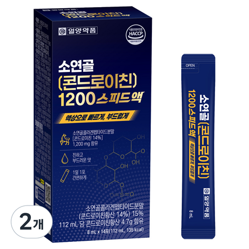 일양약품 소연골 콘드로이친 1200 스피드액, 14회분, 2개