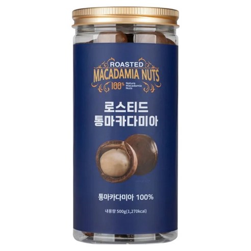 파베글라스 로스티드 통마카다미아, 1개, 500g