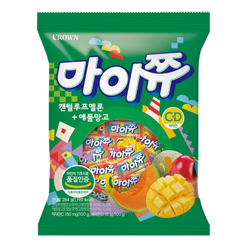 마이쮸 캔털루프멜론 + 애플망고 캔디