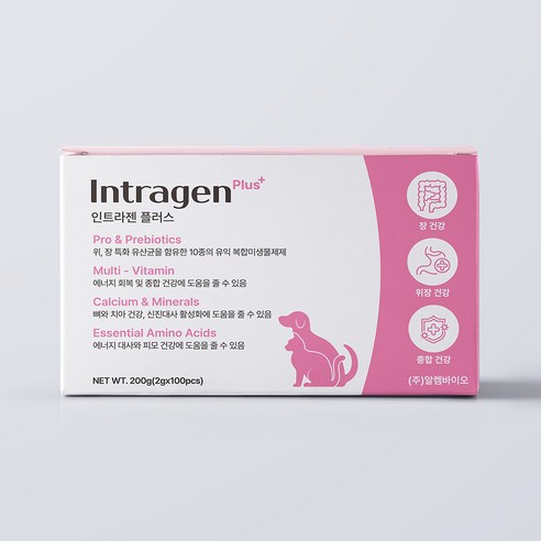 인트라젠 플러스 100포 한 통