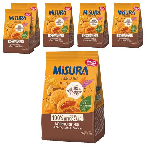 미주라 아란챠 펌프킨 쿠키, 260g, 6개