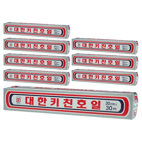 대한웰빙은박 키친호일, 30m, 8개