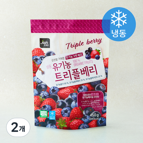 [로켓프레시] 호재준 유기농 인증 트리플베리 (냉동)
