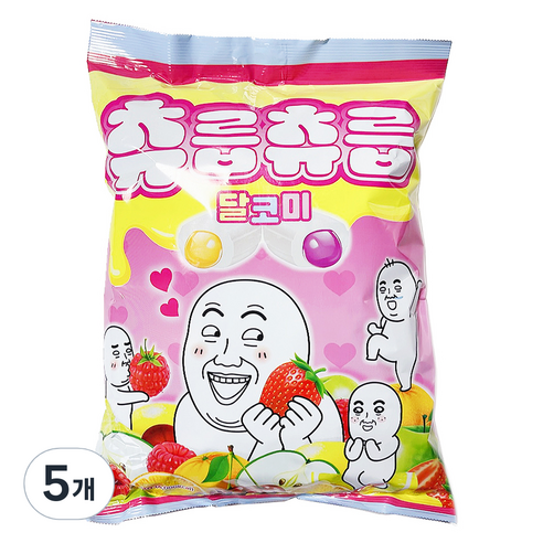 츄릅츄릅 달코미 소프트 츄잉 과일맛 6종 캔디