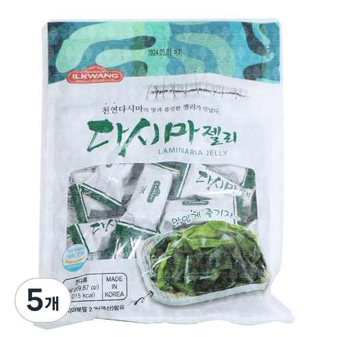 다시마 젤리, 280g, 5개