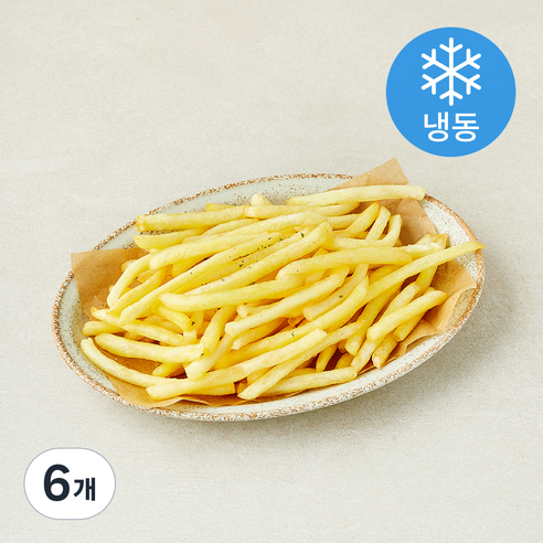 [로켓프레시] 스노우밸리 심플프라이 슈스트링 감자튀김 (냉동), 2kg, 6개