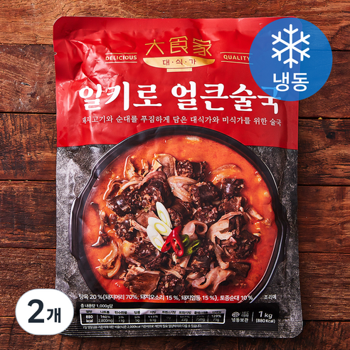[로켓프레시] 대식가 일키로 얼큰술국 (냉동)