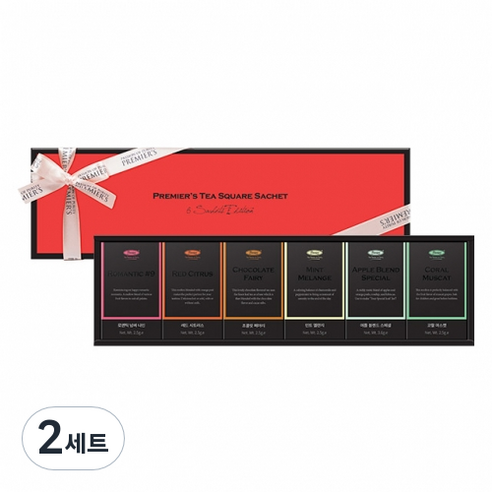 프리미어스 티백 에디션 선물세트, 6종, 2세트