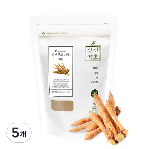 신선약초 핑거루트가루, 5개, 300g