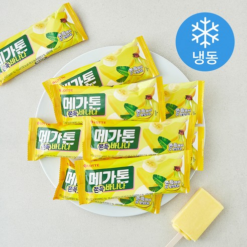 [로켓프레시] 롯데웰푸드 메가톤 쫀득바나나 (냉동)