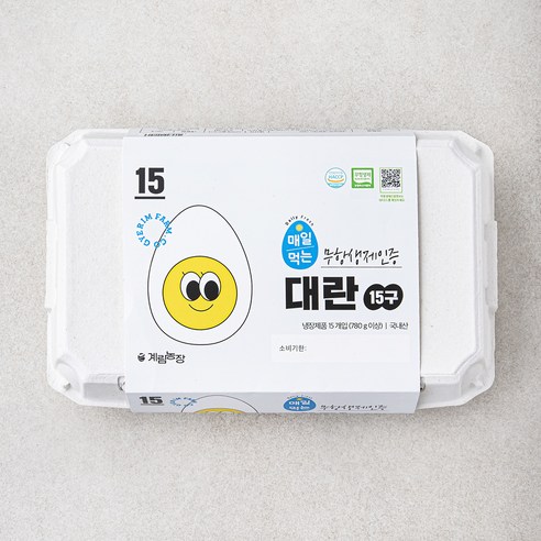 [로켓프레시] 무항생제 인증 계림농장 매일먹는 대란