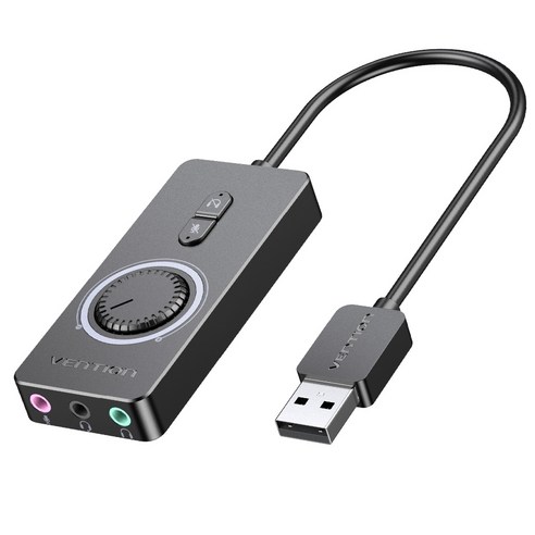 벤션 프리미엄 USB 외장형 사운드카드, CDRBD 0.5m, 1개