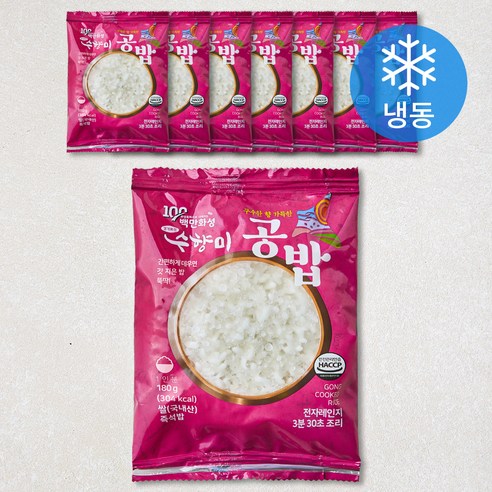 [로켓프레시] 수향미 공밥 (냉동), 180g, 8개