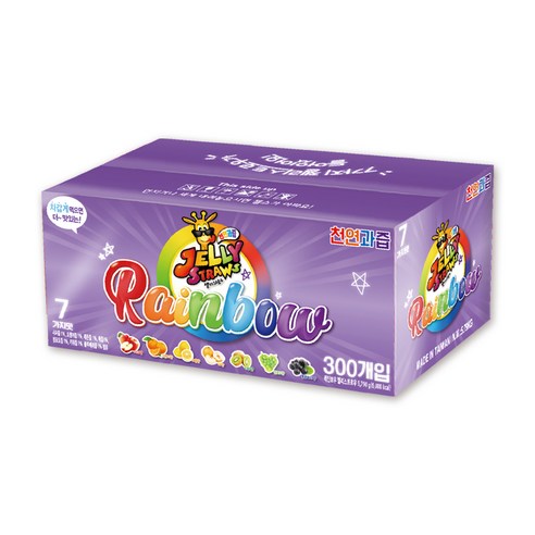 젤리스트로우 레인보우 젤리스트로우 300p, 5.79kg, 1개