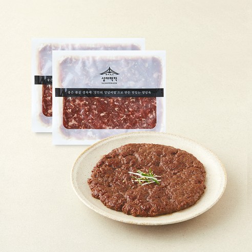 [로켓프레시] 설야멱적 언양식 바싹 소불고기, 300g, 2개
