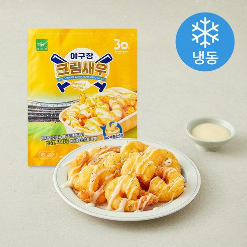 [로켓프레시] 사옹원 야구장 크림 새우 (냉동), 360g, 1개