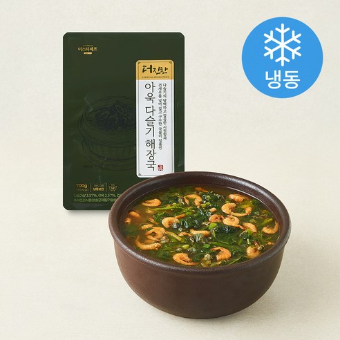 [로켓프레시] 미스타셰프 더진한 아욱 다슬기 해장국 (냉동), 700g, 1개