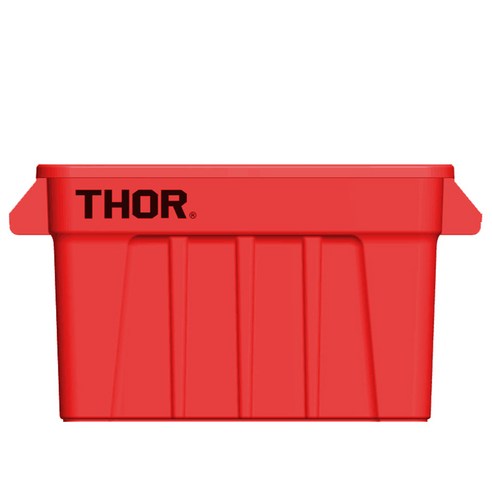 THOR 다용도 토트 박스 75L + 덮개, 빨강, 1단, 1개