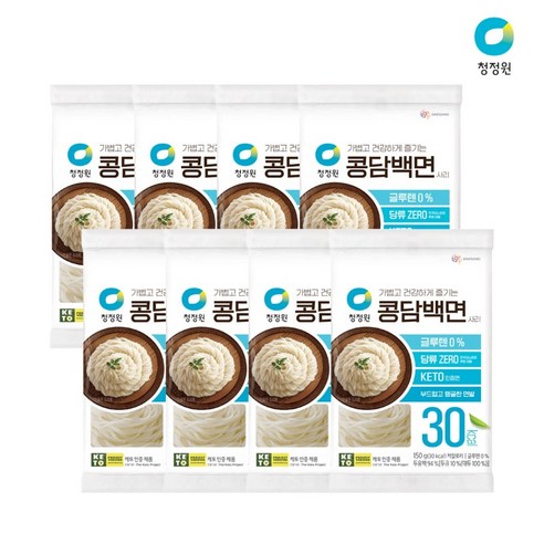청정원 콩담백면 150gx8개