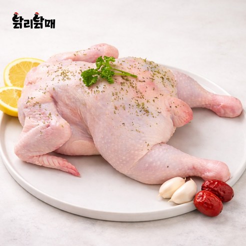 닭리닭매 국내산 신선냉장 통닭 백숙, 2개, 800g