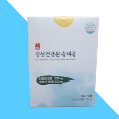 (1+1) 경성건강원 숨채움 30포  소청혼합분말 생맥산혼합분말