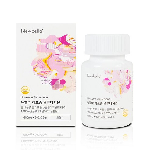 뉴벨라 리포좀 글루타치온 영국식 고순도 리포좀 600mg X 60정