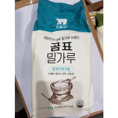 곰표 밀가루 중력다목적용, 1kg, 1개