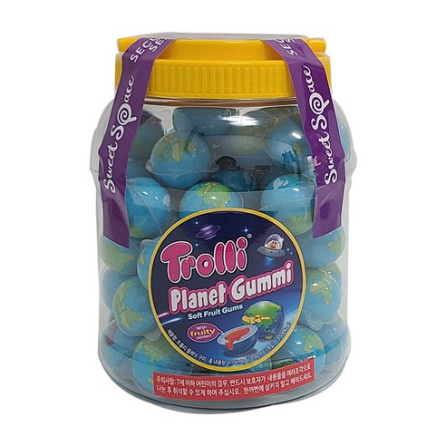 코스트코 Trolli 트롤리 지구젤리 ,플래닛 구미 1147g (18.8g X 61개입) ,스페인