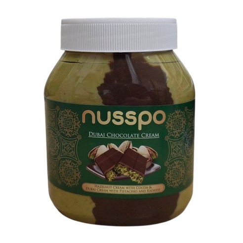 NUSSPO 두바이 초콜릿 크림1kg 피스타치오 스프레드 코스트코