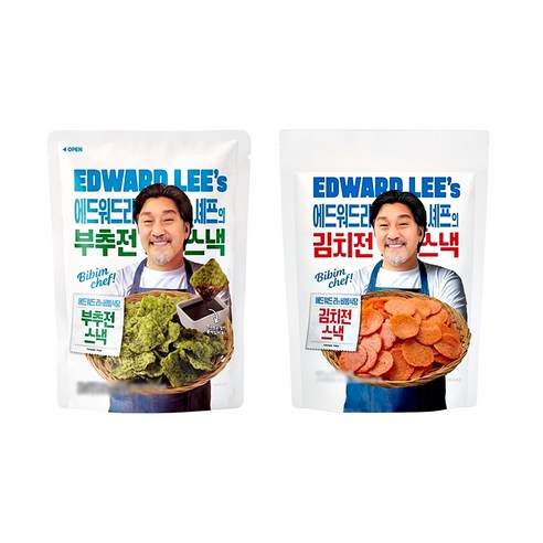 에드워드리 부추전x김치전 스낵 혼합세트