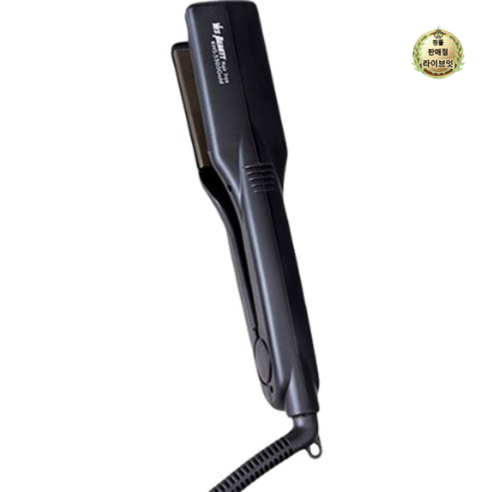 예스뷰티 헤어아이롱 고데기 L 긴머리용, 블랙, KHS-5505GOLD L