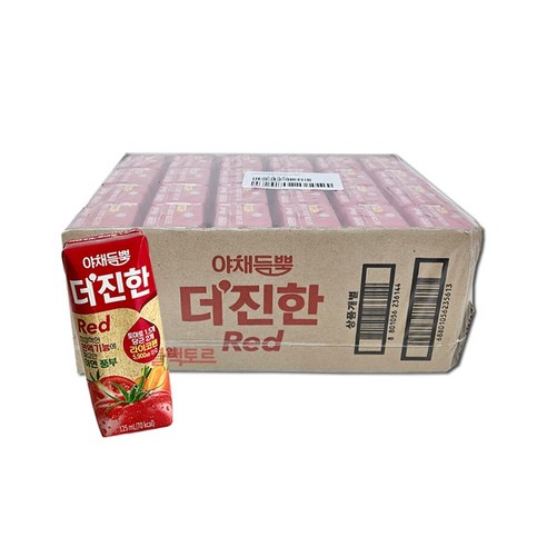 롯데칠성음료 야채듬뿍 더진한 레드