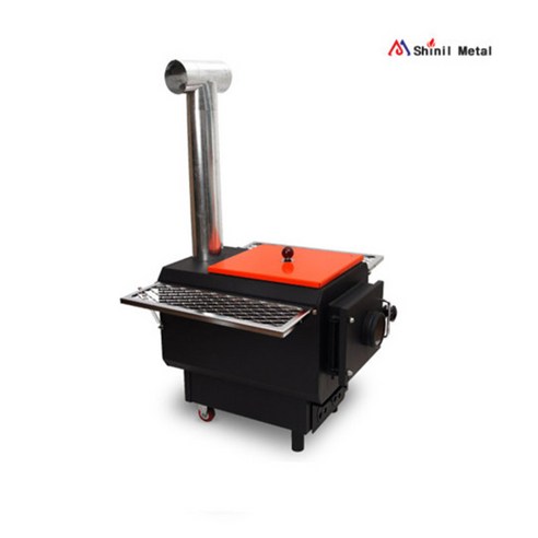 신일 금속 캠핑용 화목난로 장작 바베큐 그릴난로 SL-710