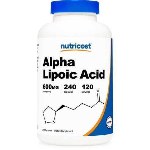 뉴트리코스트 알파 리포 산 600mg 캡슐 글루텐 프리