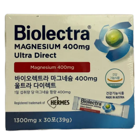 바이오렉트라 헤어메스 마그네슘 400 울트라 다이렉트 x 30포
