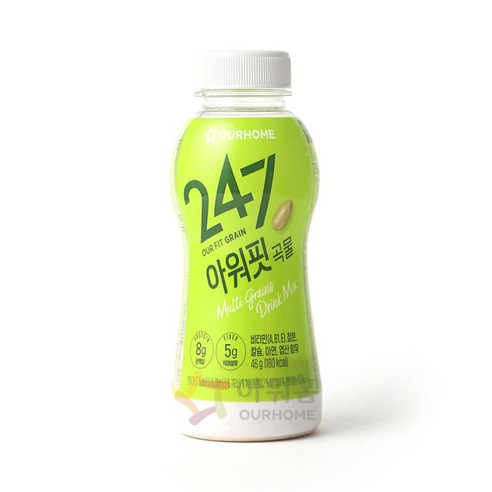 [먹깨비네] 아워홈 아워핏곡물46g 간편한식사대용식 보틀형 한박스