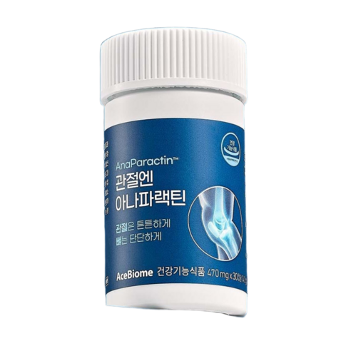 식약처 인증 관절엔 아나파랙틴 천심련 추출물 아나파렉틴 파랙틴 파렉틴 청심연 NAG N 엔 아세틸 글루코사민 관절 연골 영양제, 30정, 6세트