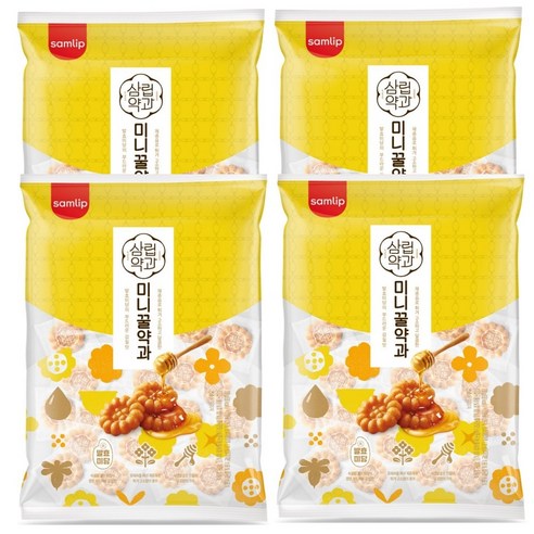 삼립 미니 꿀 약과, 500g, 4개