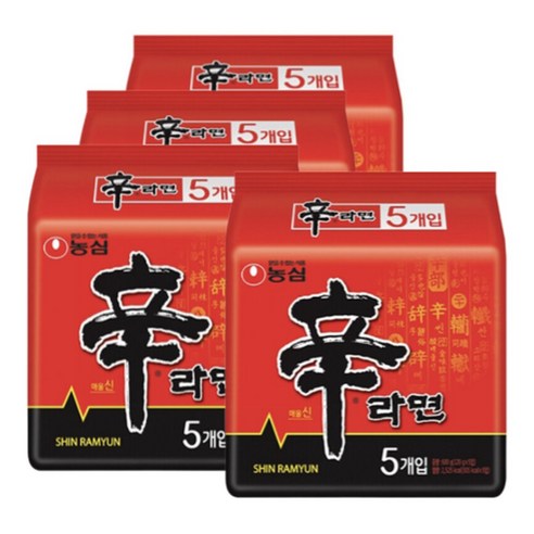 농심 신라면 5개입 4봉