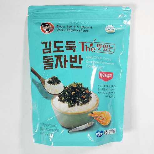 김앤김 김도둑 더맛있는 새우멸치 돌자반볶음 대용량 김자반 돌자반 파래돌김 자반볶음 반찬 [무료배송]