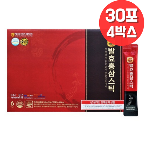 더존건강 고려백년 발효홍삼 스틱