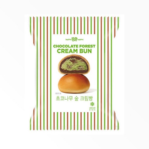 배스킨 초코나무숲크림빵 120g x 2개