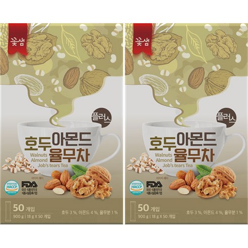 꽃샘 호두아몬드율무차