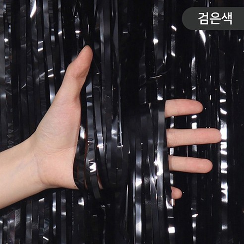 [파티지] 우주풍선 모음 /우주인 UFO 풍선 로켓 지구 행성풍선 우주선, P_G_((3개 묶음)) 파티커튼_블랙
