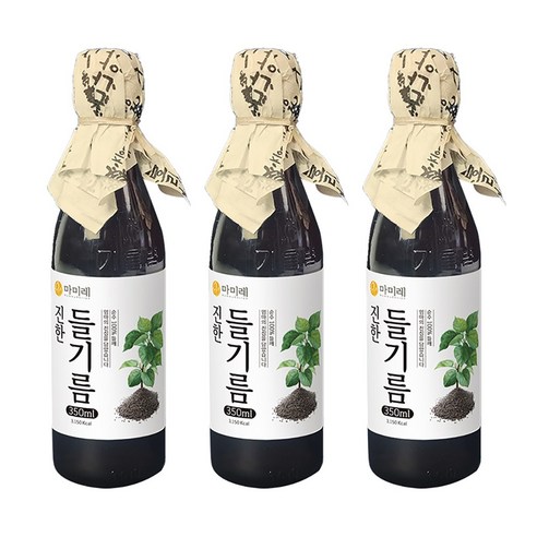 마미레 전통압착 들기름 350ml